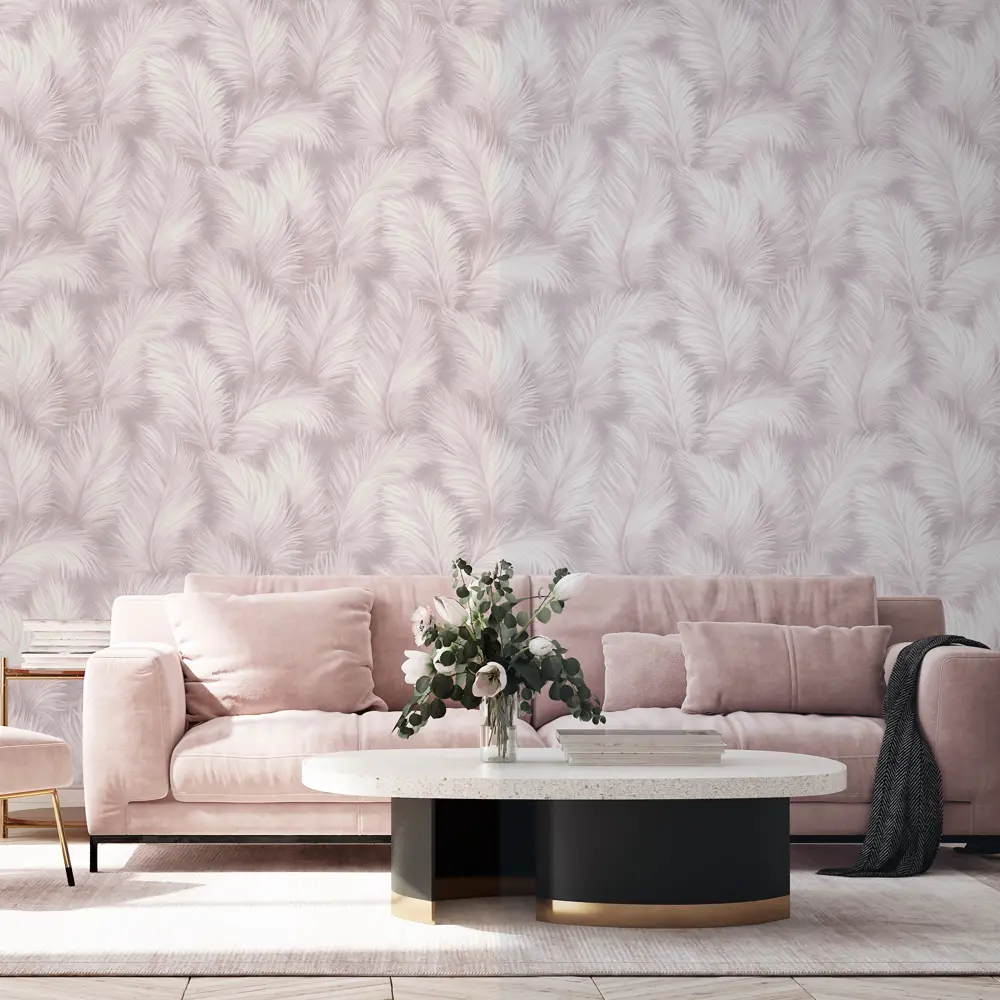 WALLSECRET Flamingo - Флизелиновые обои пудрового оттенка 89395601 STLM-1495041 - Вид №5