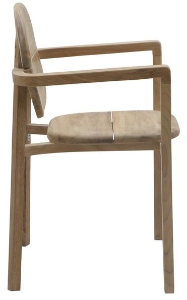 Il Giardino di Legno Садовый стул из массива дерева с подлокотниками Pebbles sun-id-1379590 - Вид №1