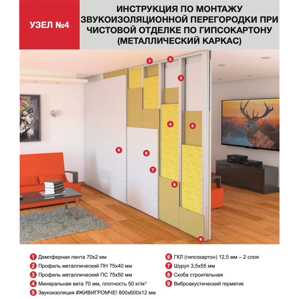 Хвойная звукоизоляция ЖивиГромче! 12 мм 3.84 м² STEICO STLM-2140526 - Вид №16