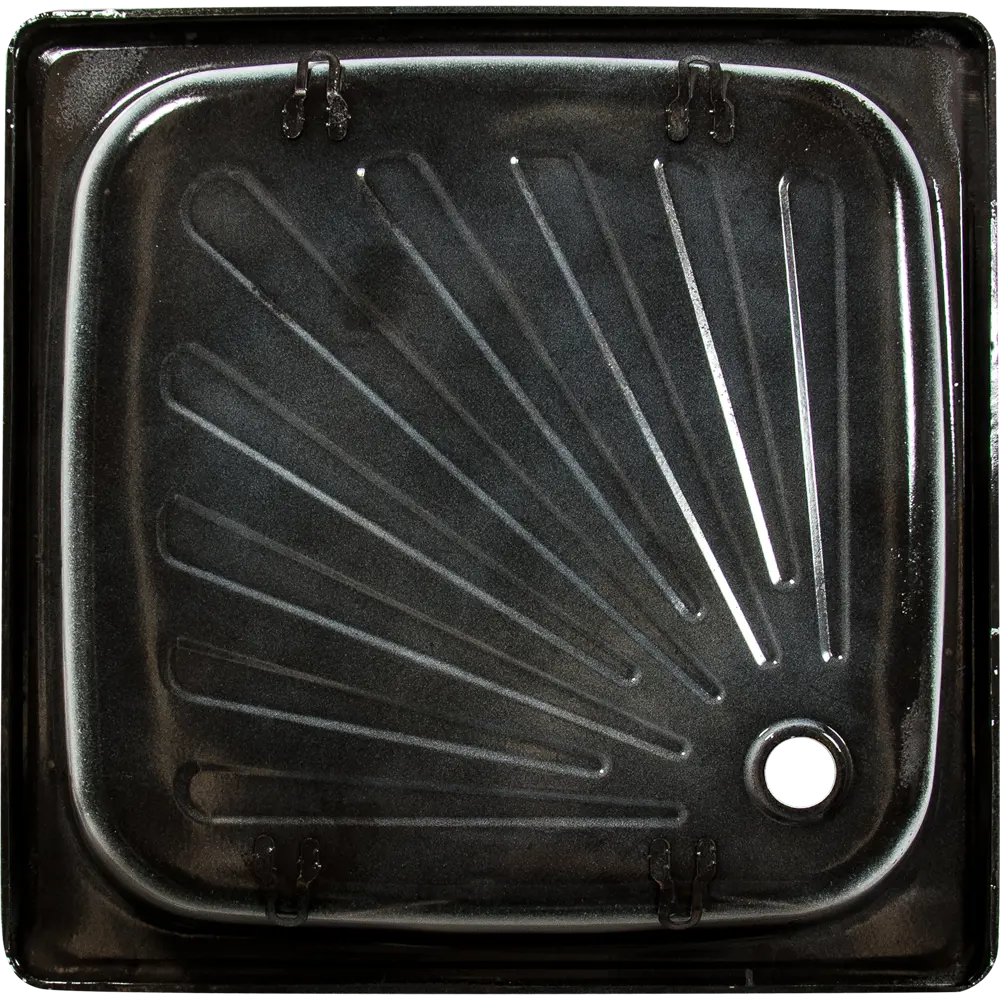 Santreyd Квадратный душевой поддон 80×80 см с антискользящим покрытием 11825104 Стальной STLM-1392047 - Вид №2