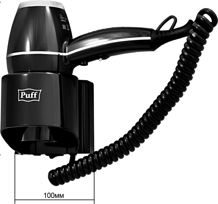 0405.012 Фен для волос 1800Bl PUFF  - Вид №9