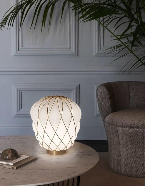 Настольная лампа из дутого стекла Pinecone Santreyd sun-id-1411443 - Вид №2