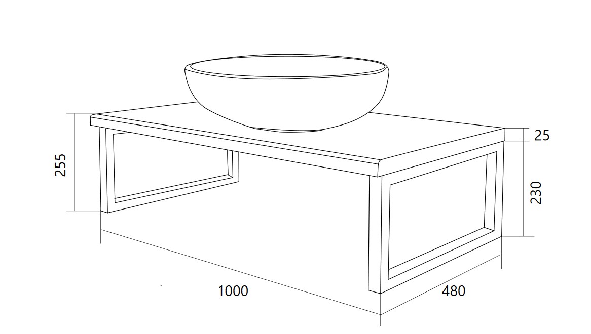 У85835 Столешница GRUNGE LOFT 100 Дуб Намибия 1 Marka GRUNGE LOFT  - Вид №5