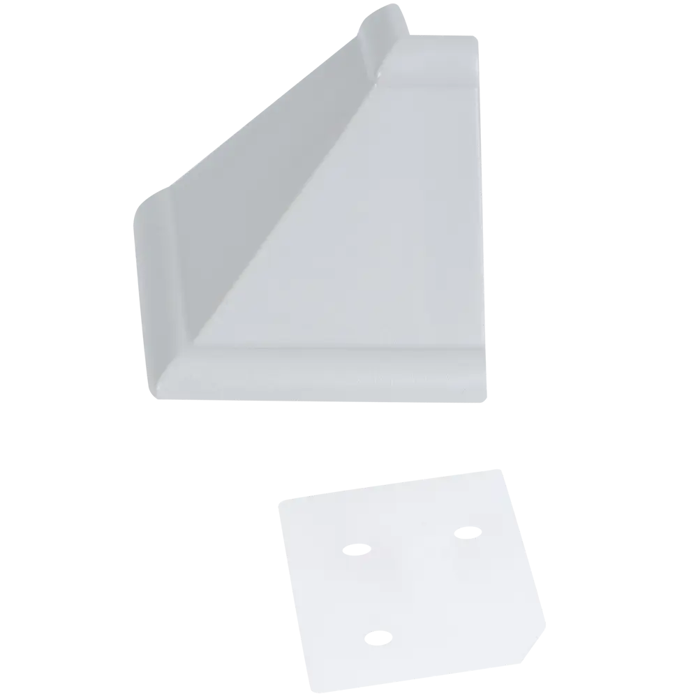 Комплект для установки плинтуса 10 см ПВХ цвет серый Santreyd STLM-2052844 - Вид №1