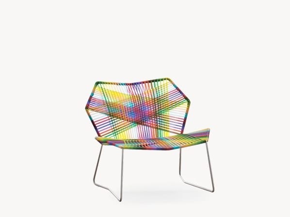 Кресло с плетением из инженерного пластика MOROSO Tropicalia ARCH-00149723 - Вид №17