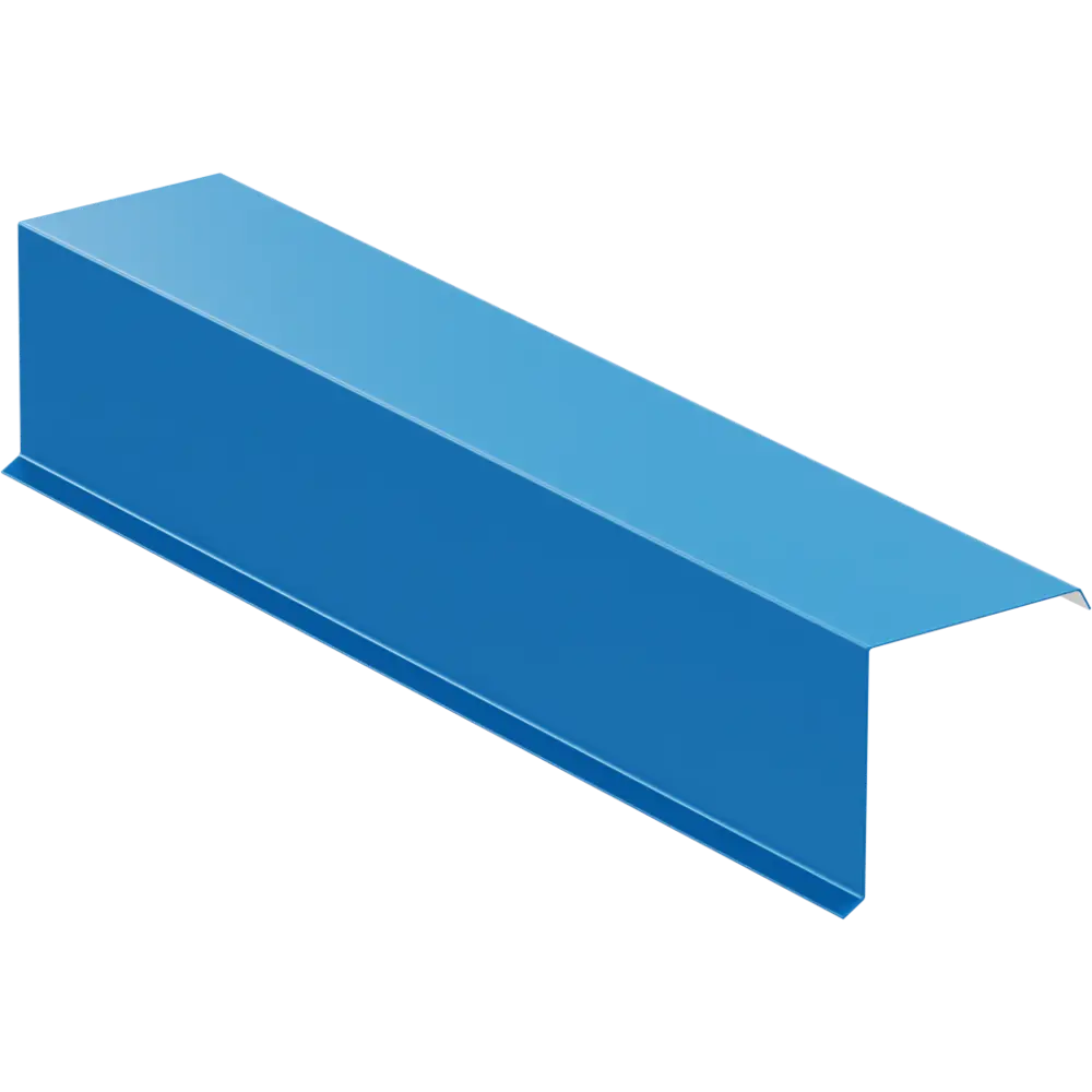 Планка торцевая 90x90x2000 мм 0.4 мм RAL 5005 синий ВЕГА STLM-2168508
