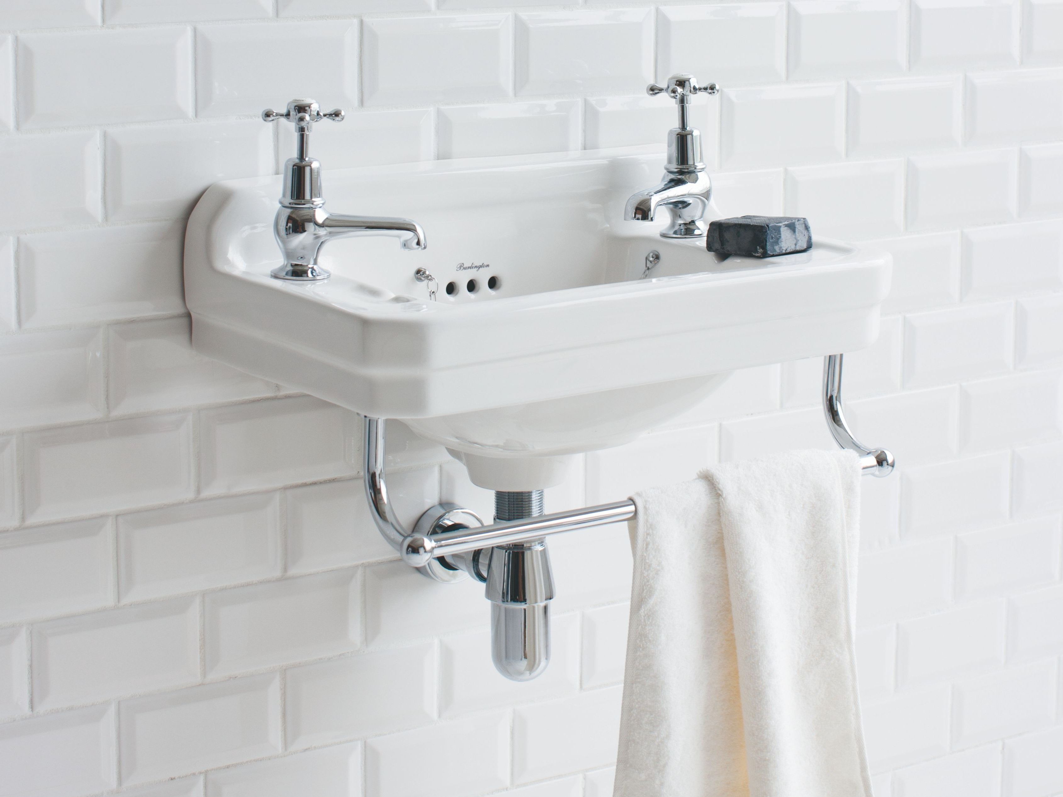 Стиральная машина для рук с держателем для полотенец Burlington Эдвардианская ARCH-00122703