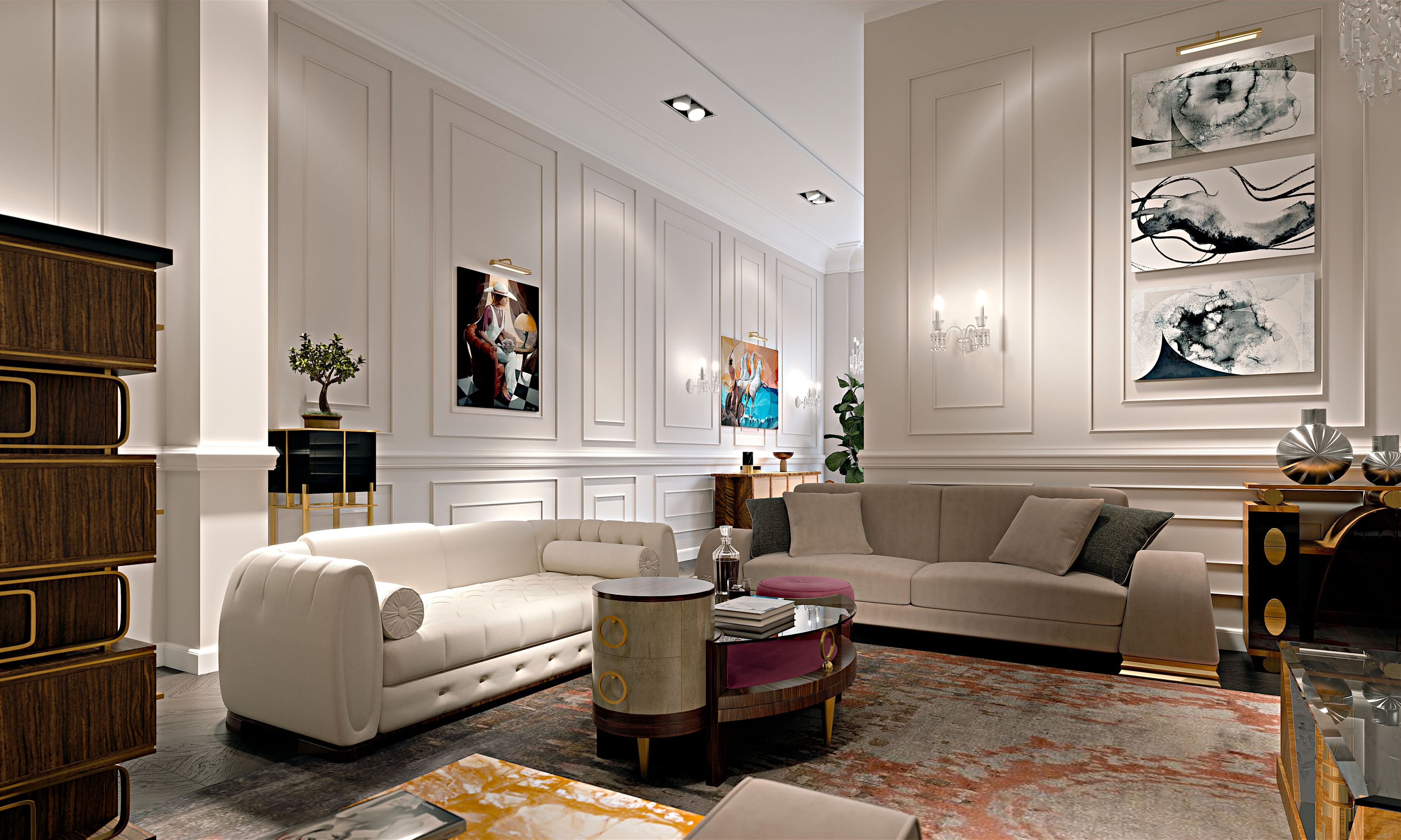 Бархатный диван Roman & Co FENNIMORE ARCH-00103197 - Вид №1