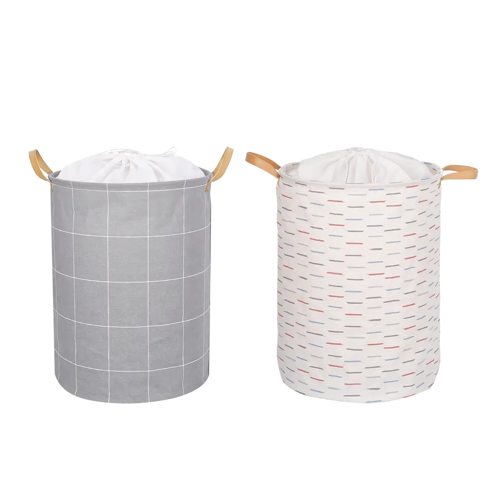 Корзина для белья Sensea Soft 60 л цвет серый STLM-2105711 - Вид №2