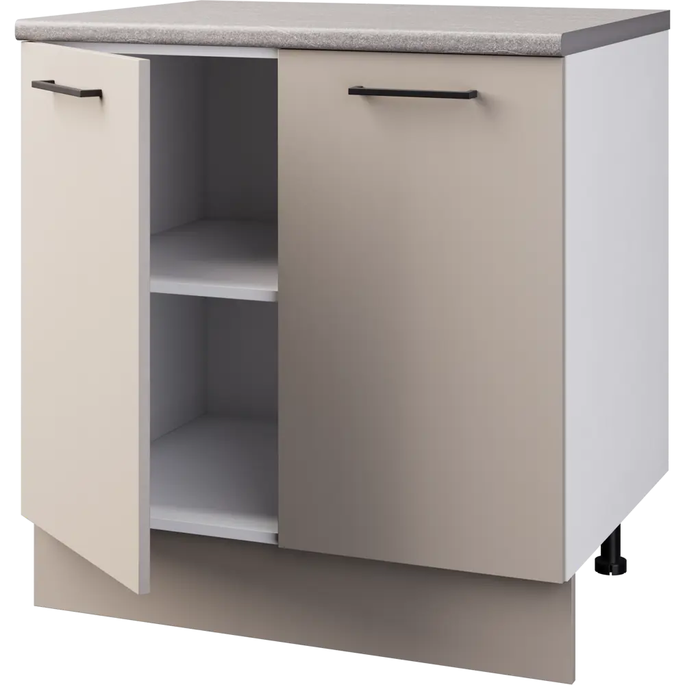 Напольный шкаф Орель 80x85x60 см ЛДСП цвет бежевый Santreyd STLM-2185032 - Вид №3