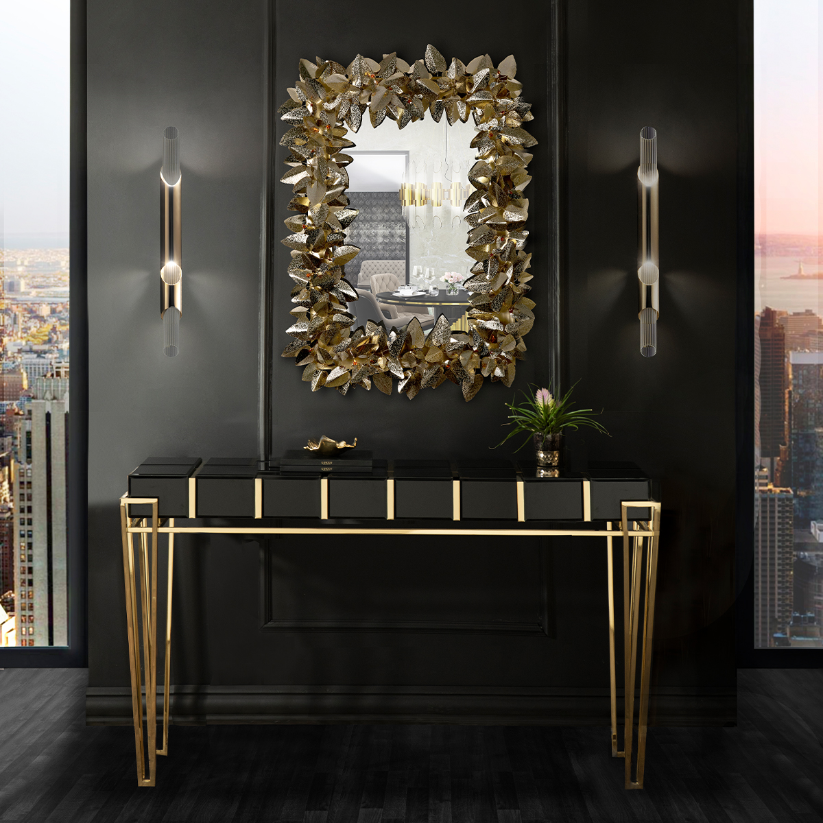 Консоли Nubian Console Covethouse LUXXU  - Вид №1