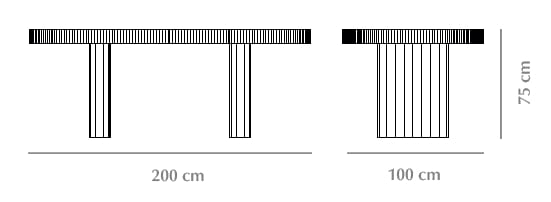 Овальный стол из ореха и дуба DOOQ Nusa ARCH-00068800 - Вид №1