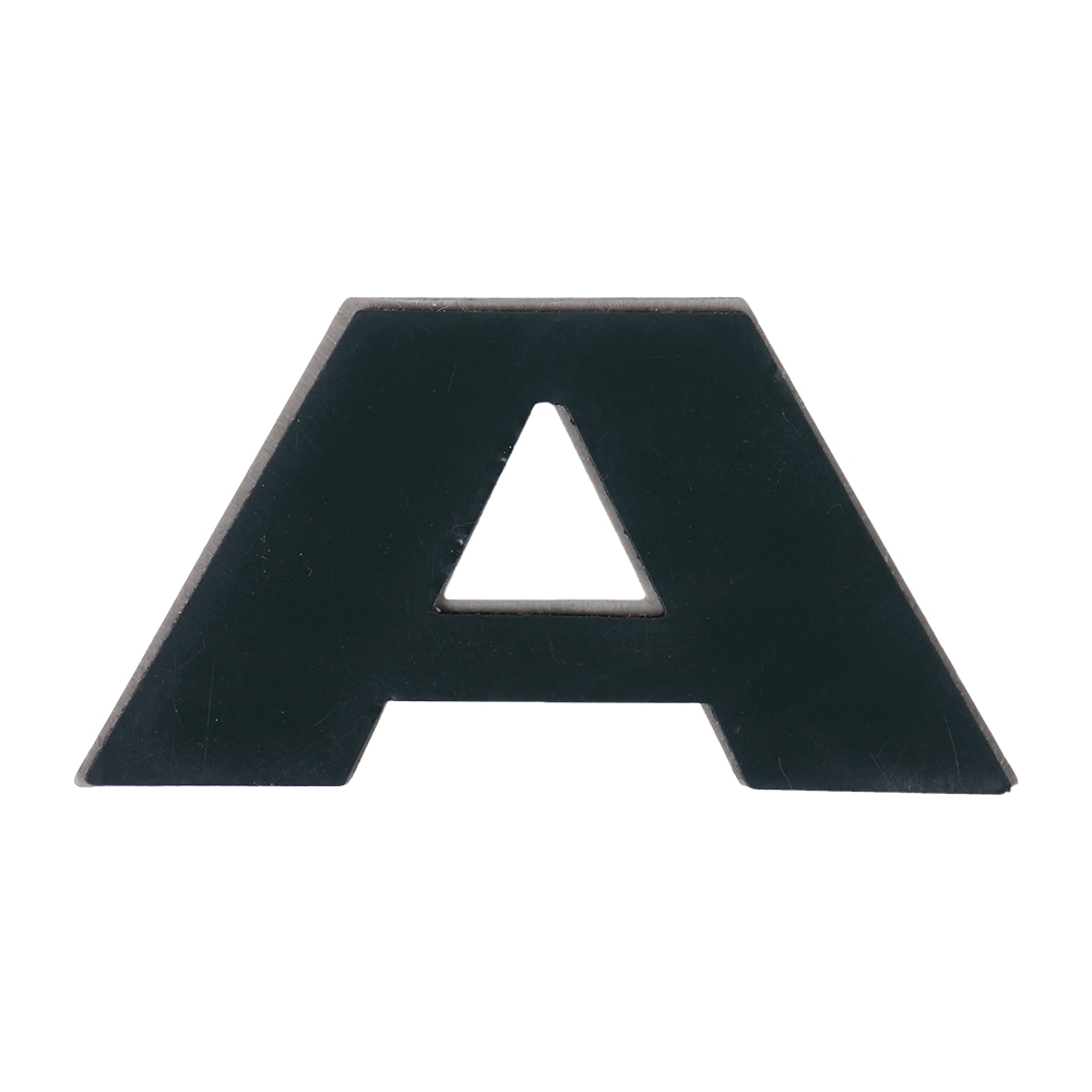 Дверная буква  «А», 37х6х60 мм, матовое серебро LJPS0099 Public Steel Россия  - Вид №1