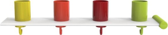 800.03.410 Набор удлинителей для держателей зубных щеток с крючком, 4 места HEWI Kids - Вид №7