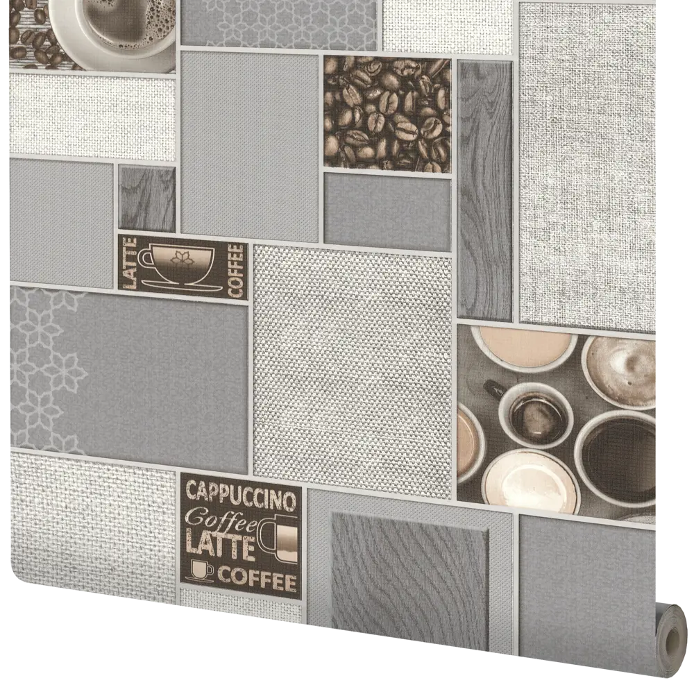 Обои виниловые Аспект Ру Арабика серые 0.53 м 80009-24 STLM-2120182