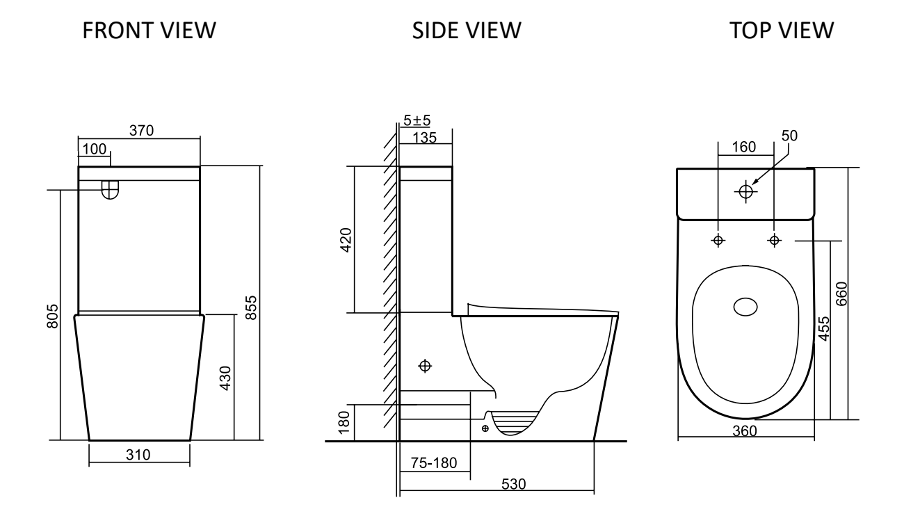 Унитазы-компакт SL-5026 SANTILINE  - Вид №10