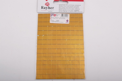1409206 Мозаика самоклеющаяся зеркальная 10 x 10 см 150 шт. золото Rayher 