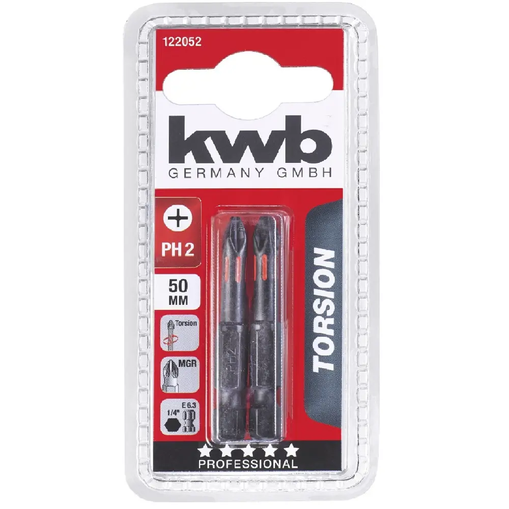 Бита KWB 122052 PH2x50 мм, 2 шт Santreyd STLM-2095133 - Вид №1