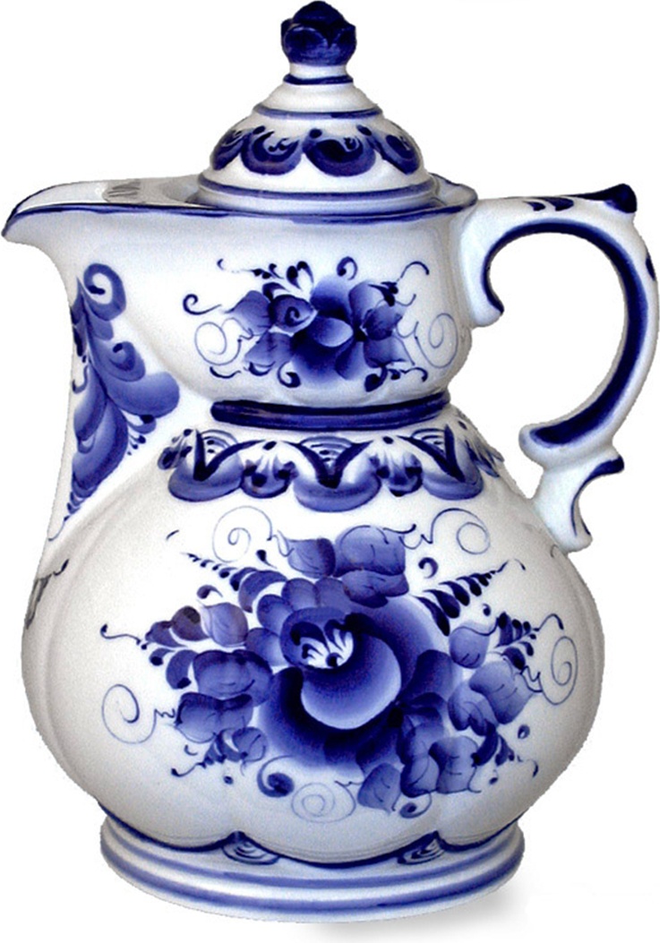 10621815 Гжельский фарфоровый завод Кувшин "Полдень" 1с 