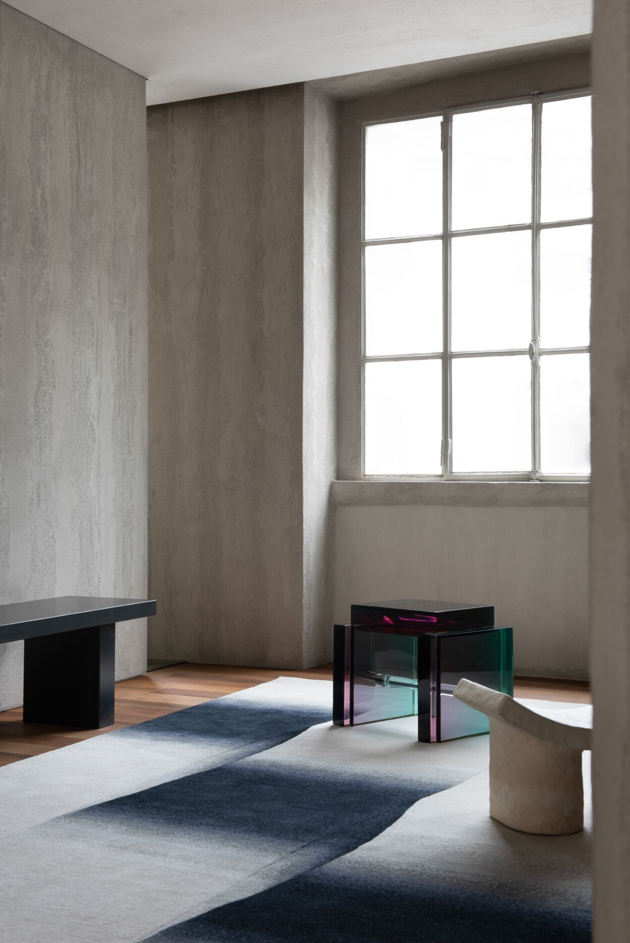 Прямоугольный ковер ручной работы из шерсти Tapis Rouge космический обман ARCH-00151123 - Вид №3