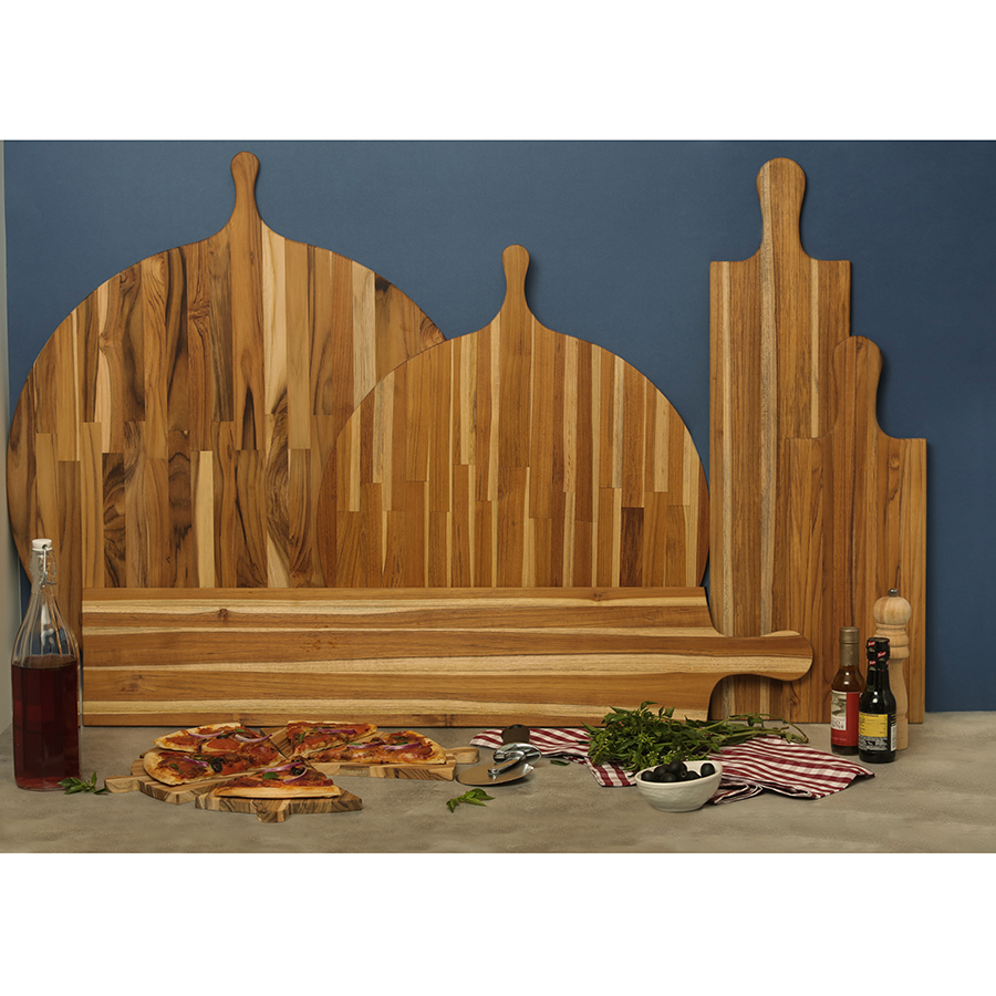 TH902 Доска сервировочная specialty круглая разборная 42 см TEAKHAUS  - Вид №3