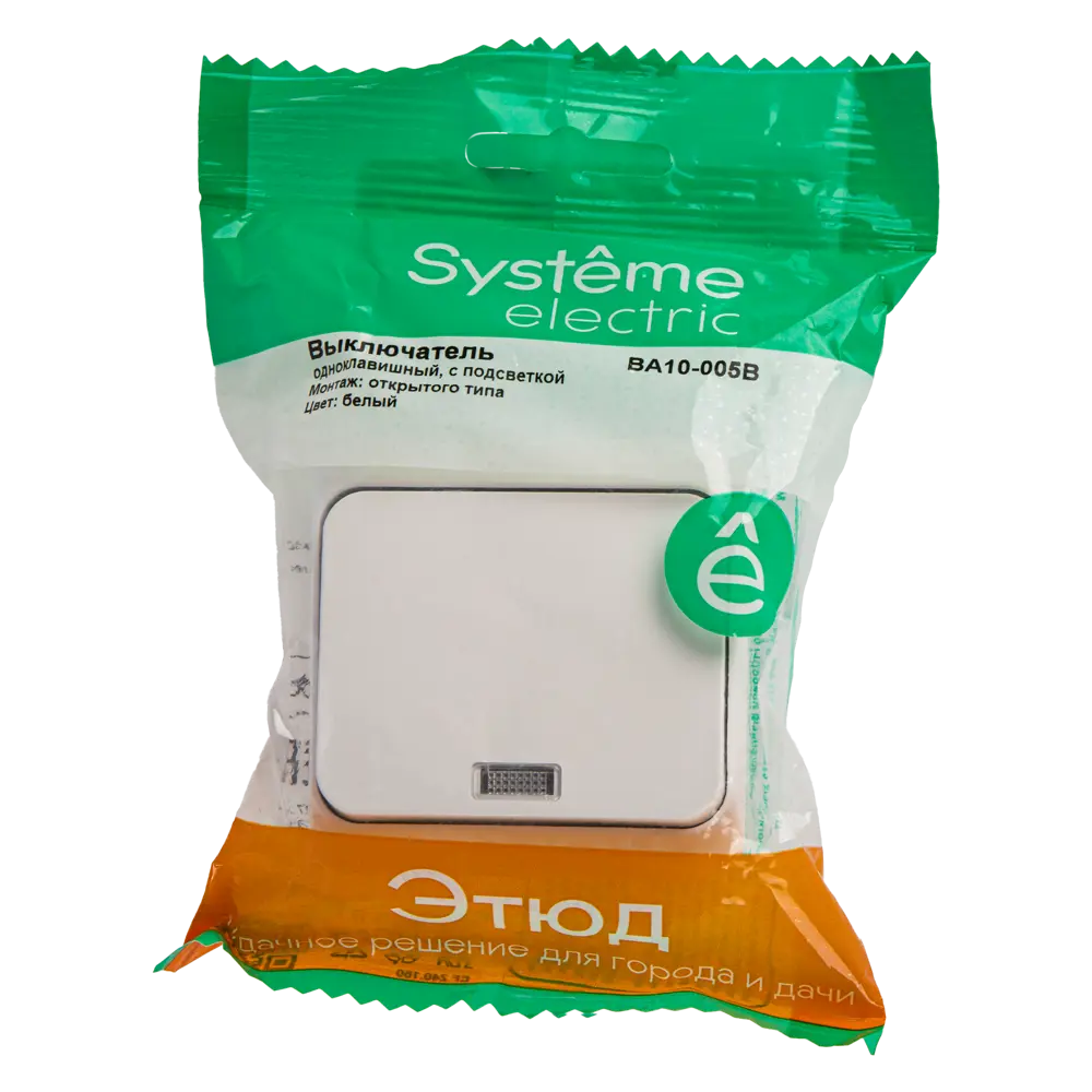 Переключатель SYSTEME ELECTRIC Этюд с подсветкой для умного управления светом 11301060 STLM-0001176 - Вид №4