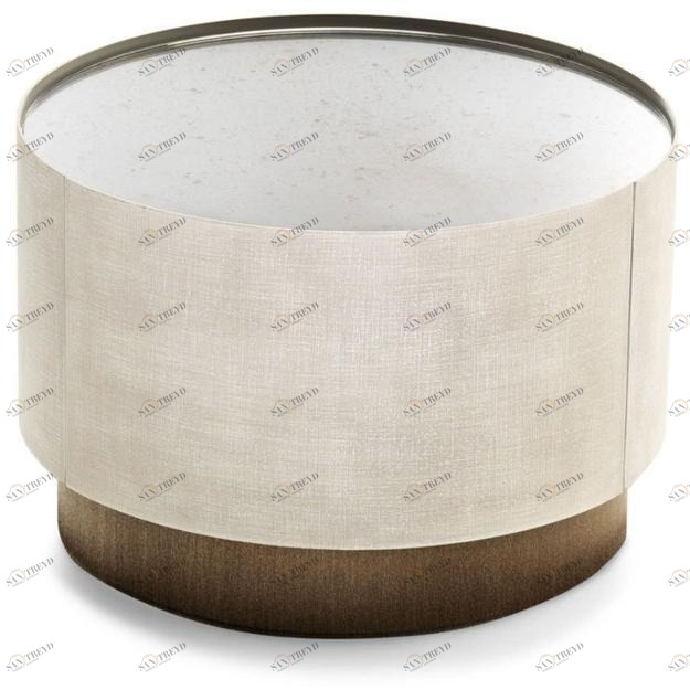 Cantori Круглая прикроватная тумбочка из металла с ящиками Mirto sun-id-1404830