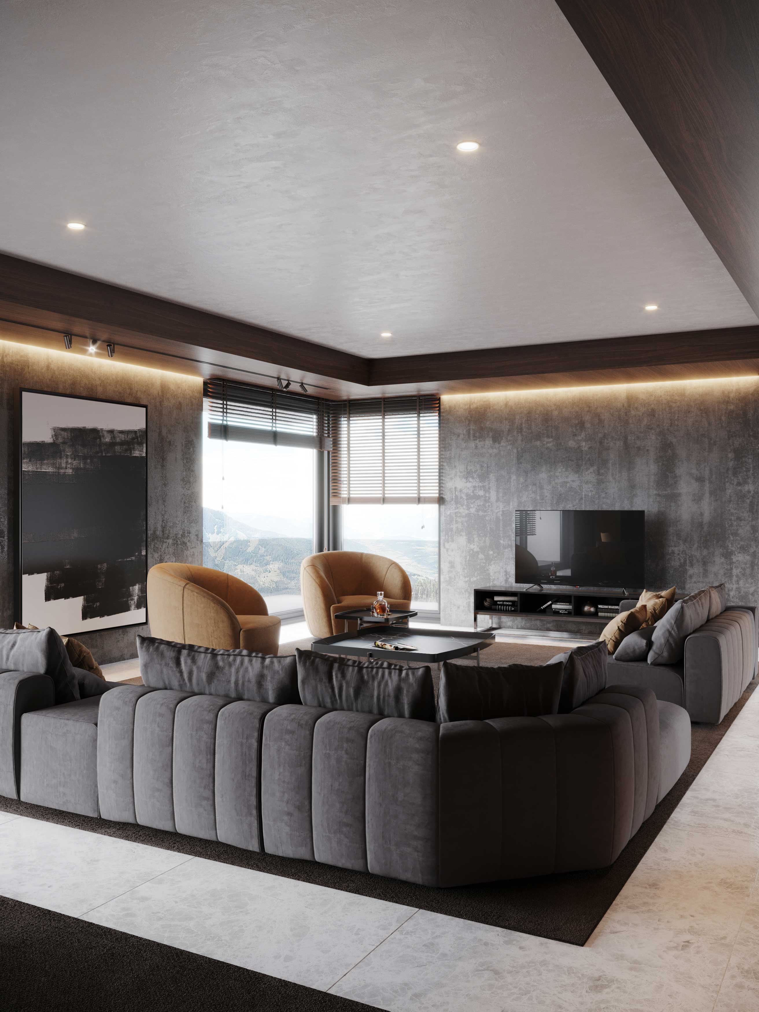 Мягкое кресло из микрофибры и бархата с подлокотниками Stylish Club клуб ARCH-00136825 - Вид №10