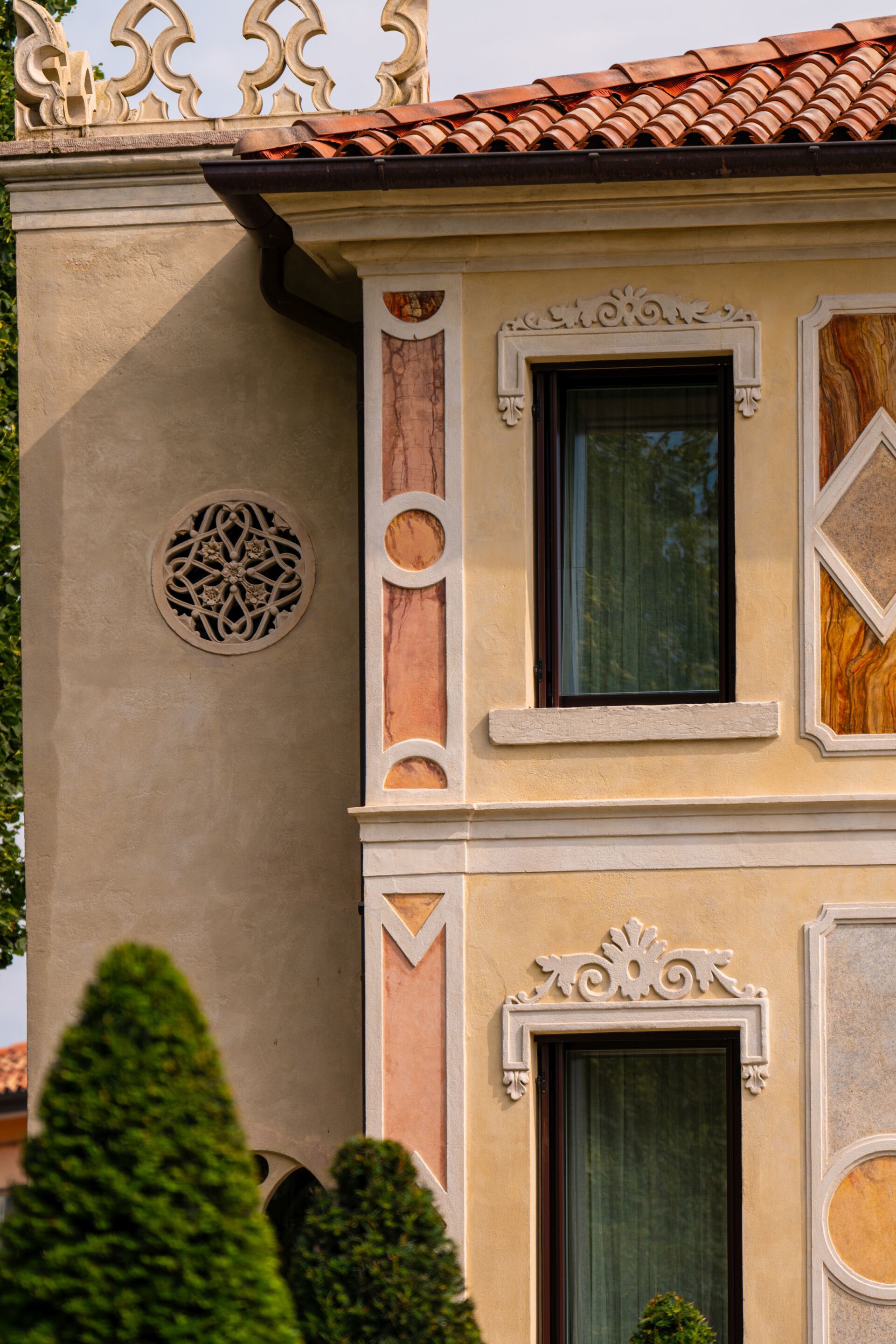 Минимальное деревянное окно-алюминий Impronta COMPACT ARCH-00005865 - Вид №4