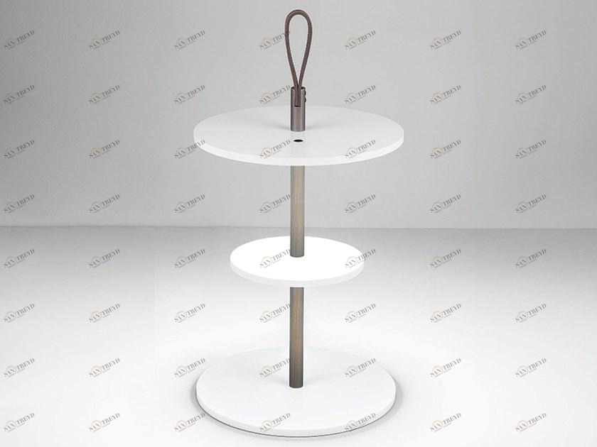 Firmamento Milano Яркий круглый алюминиевый журнальный столик Servoluce sun-id-1469751