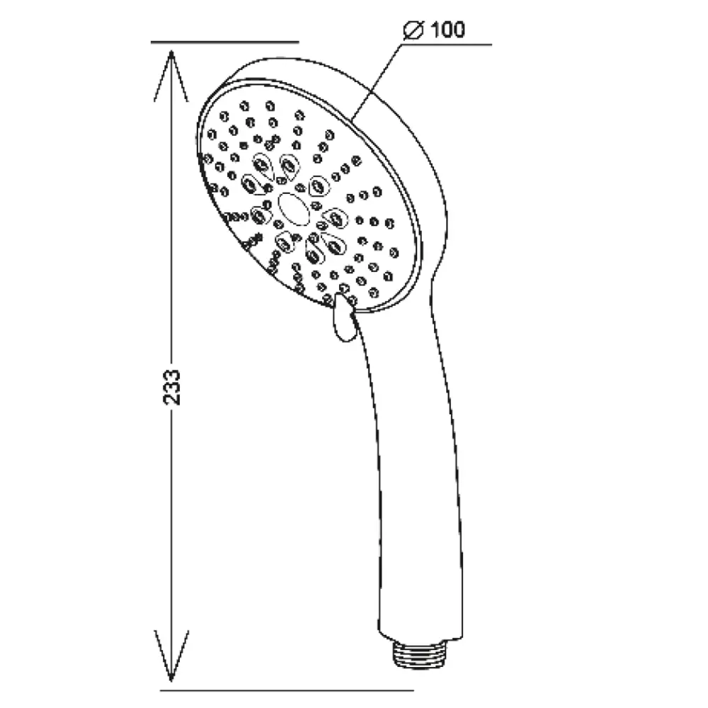 Лейка для душа Esko SSP755 5 режимов цвет хром STLM-2072615 - Вид №1