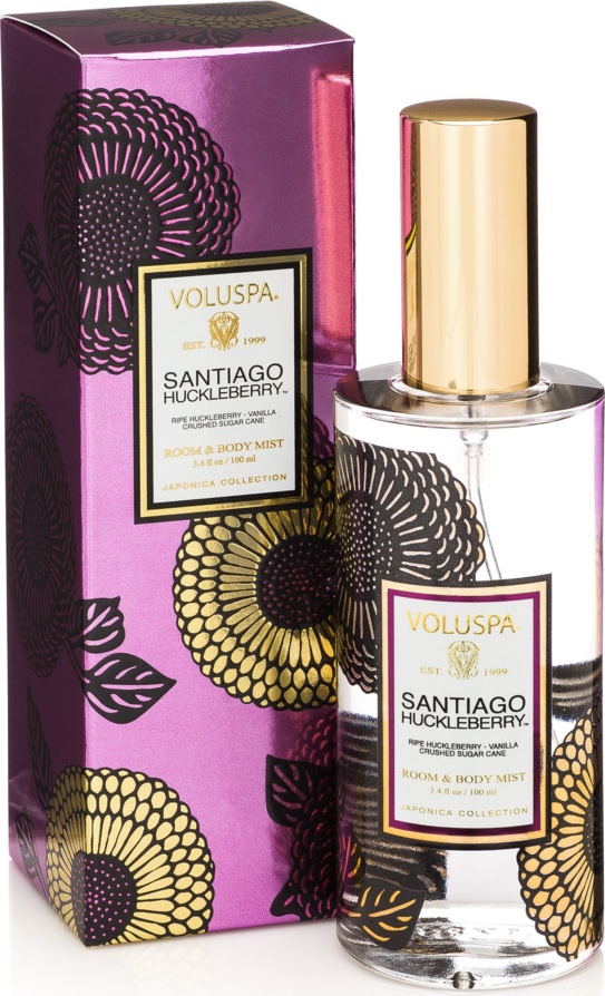 10664277 VOLUSPA Спрей для дома и тела Voluspa "Черника из Сантьяго", 100мл 