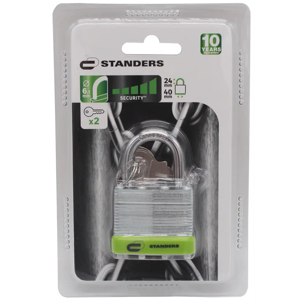 Навесной замок Standers с защитой от влаги и автоматической блокировкой 82247281 STLM-0023043 - Вид №2