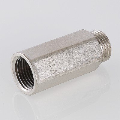 VTr.197.N.0415 Фитинг резьбовой – удлинитель Valtec 1/2" х 15 мм  - Вид №3
