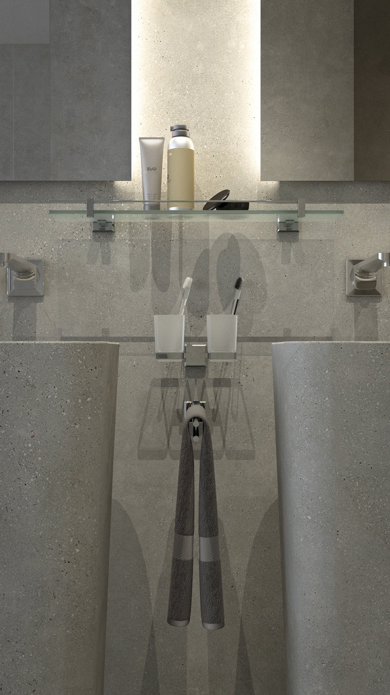 9928A Держатель с 2-мя стаканами ARTWELLE Hagel - Вид №4