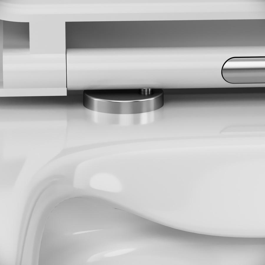 461700SC подвесной унитаз без ободка с сиденьем микролифт Damixa Palace Grand  - Вид №5