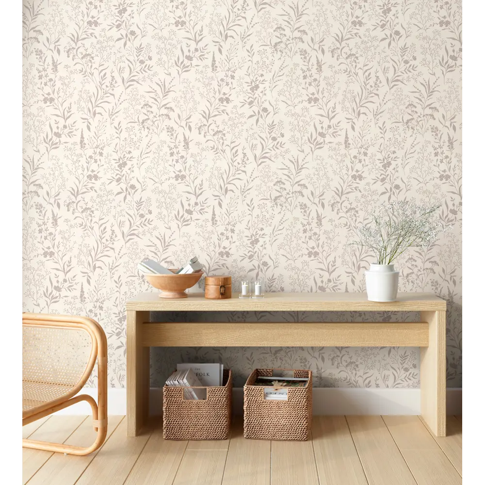 Обои флизелиновые Asc Wallpaper Hygge бежевые 1.06 м 207611 STLM-2057295 - Вид №5