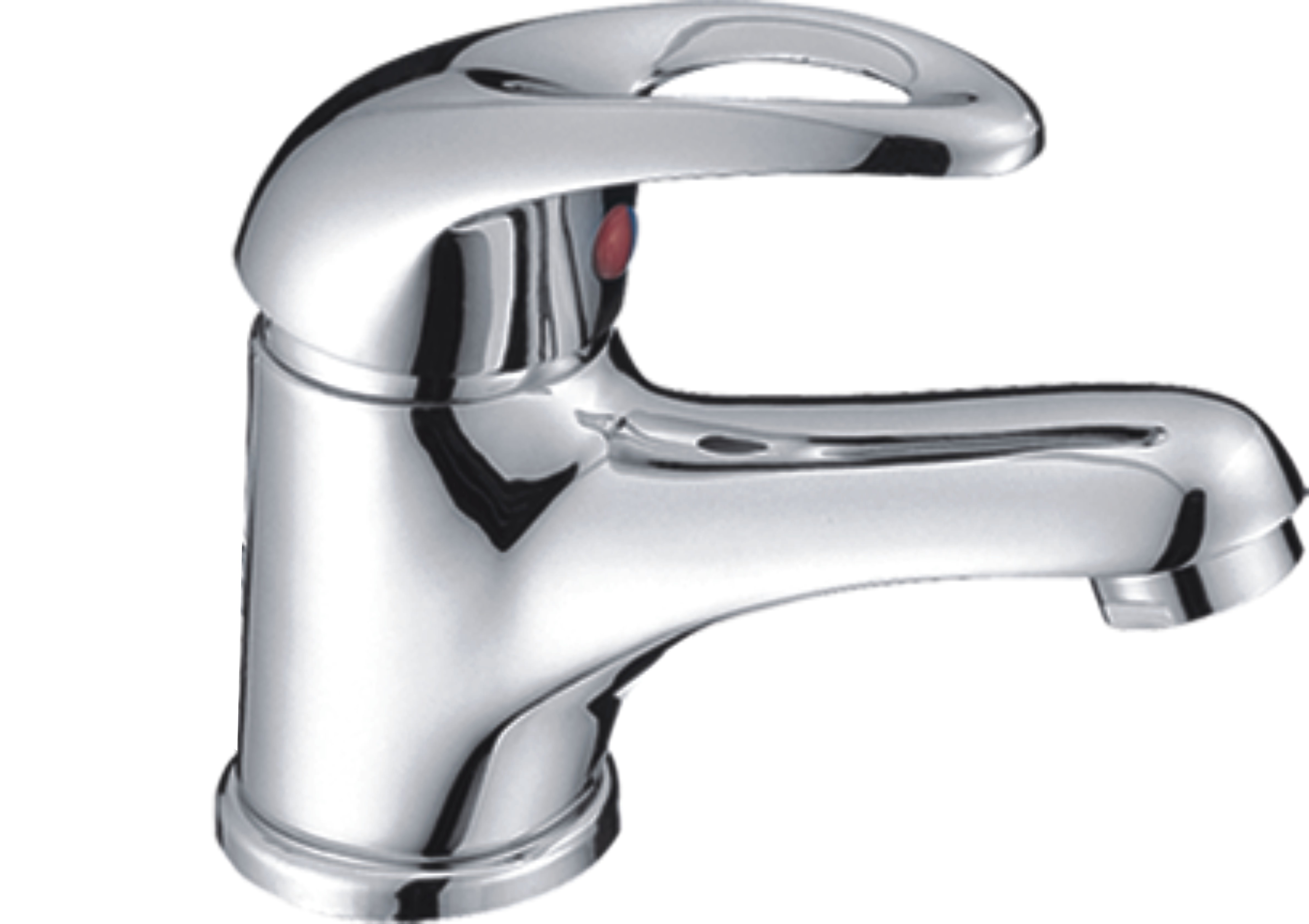 HB1015 Смеситель для раковины , хром Haiba  - Вид №1