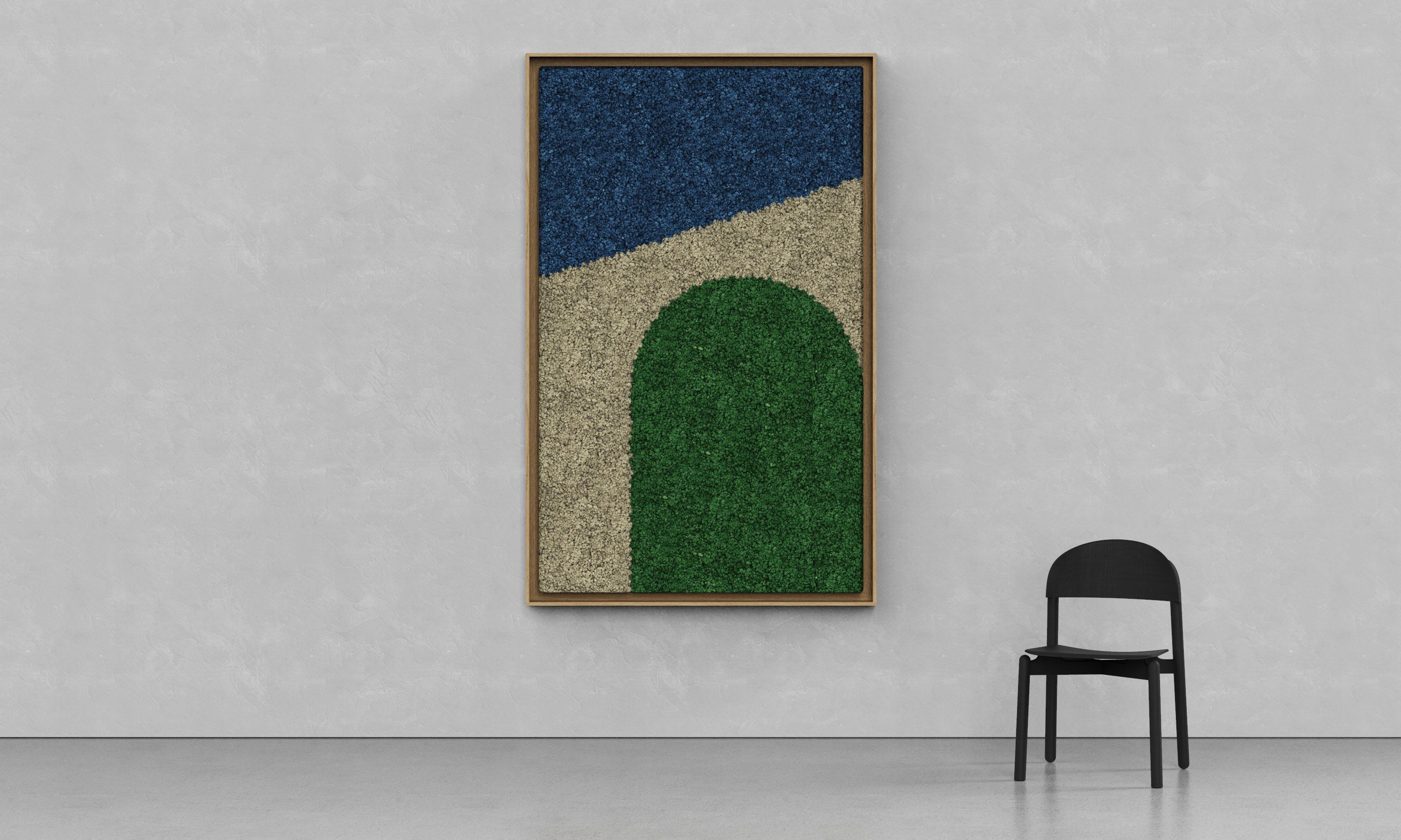 Акустическая панель из мха GREENMOOD FRAMED GEOMETRIC ARCH-00124960 - Вид №2