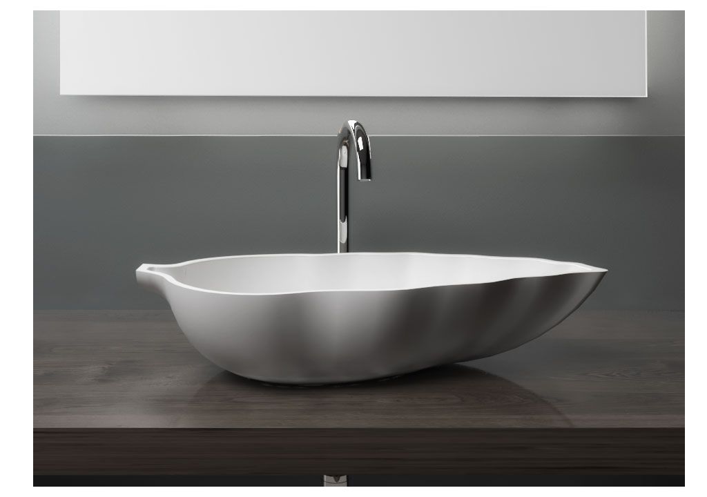 V44 Накладная раковина под столешницу  прямоугольная Aquanet  - Вид №3