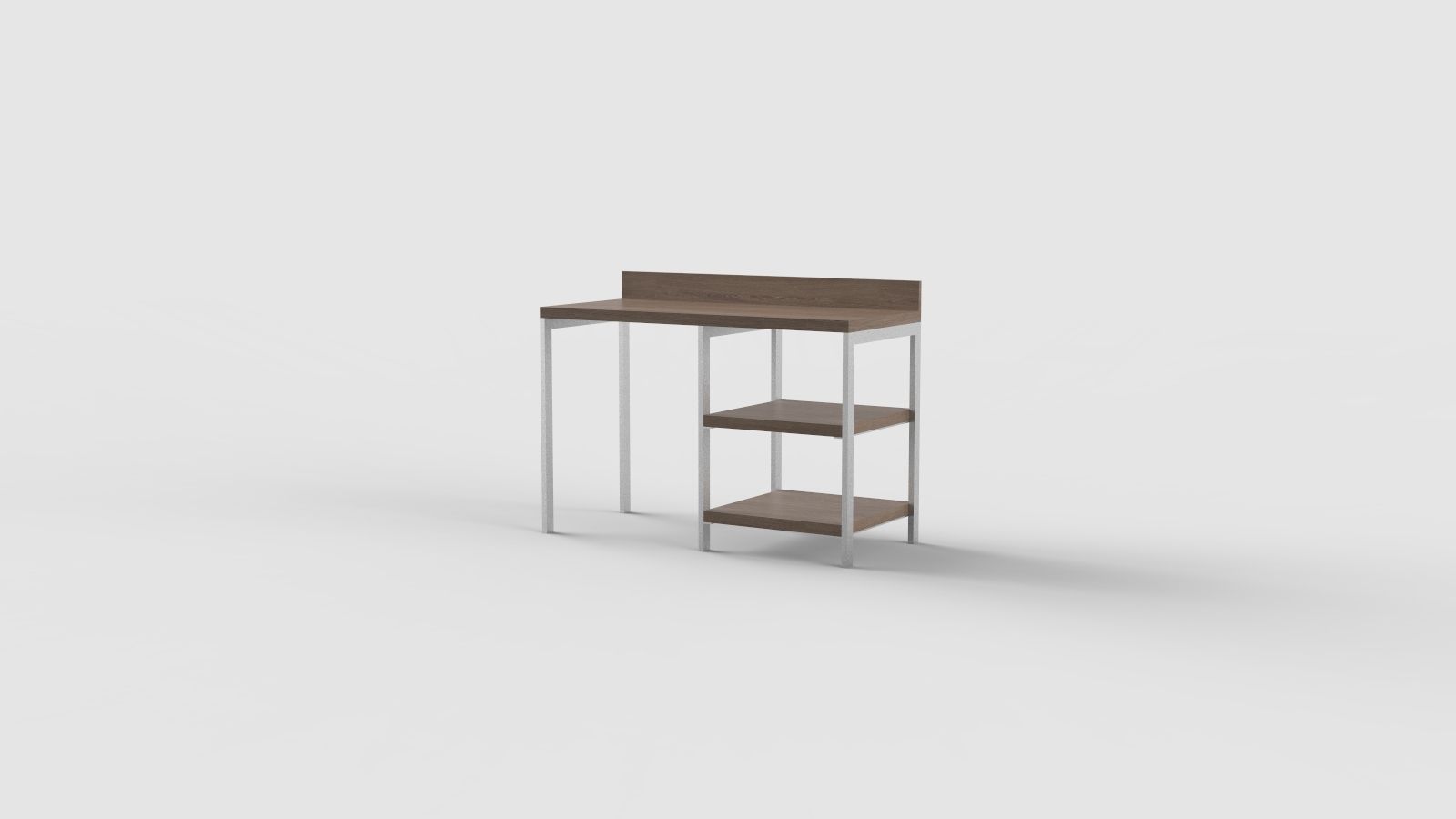 Прямоугольный стол с полками для контракта Mobilspazio ARCH-00076414 - Вид №34