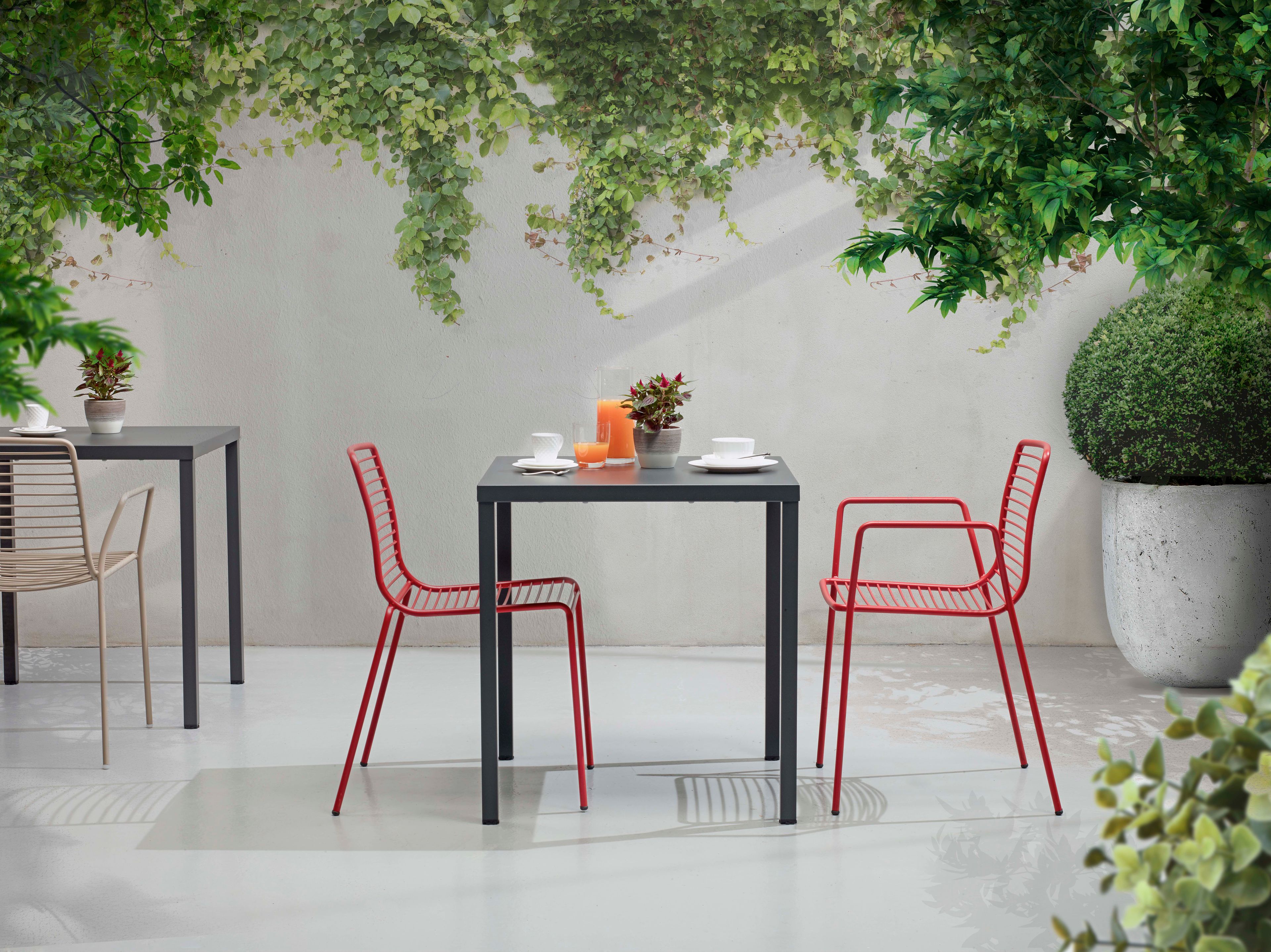 Стальной штабелируемый стул с подлокотниками S-CAB Лето ARCH-00055949 - Вид №7