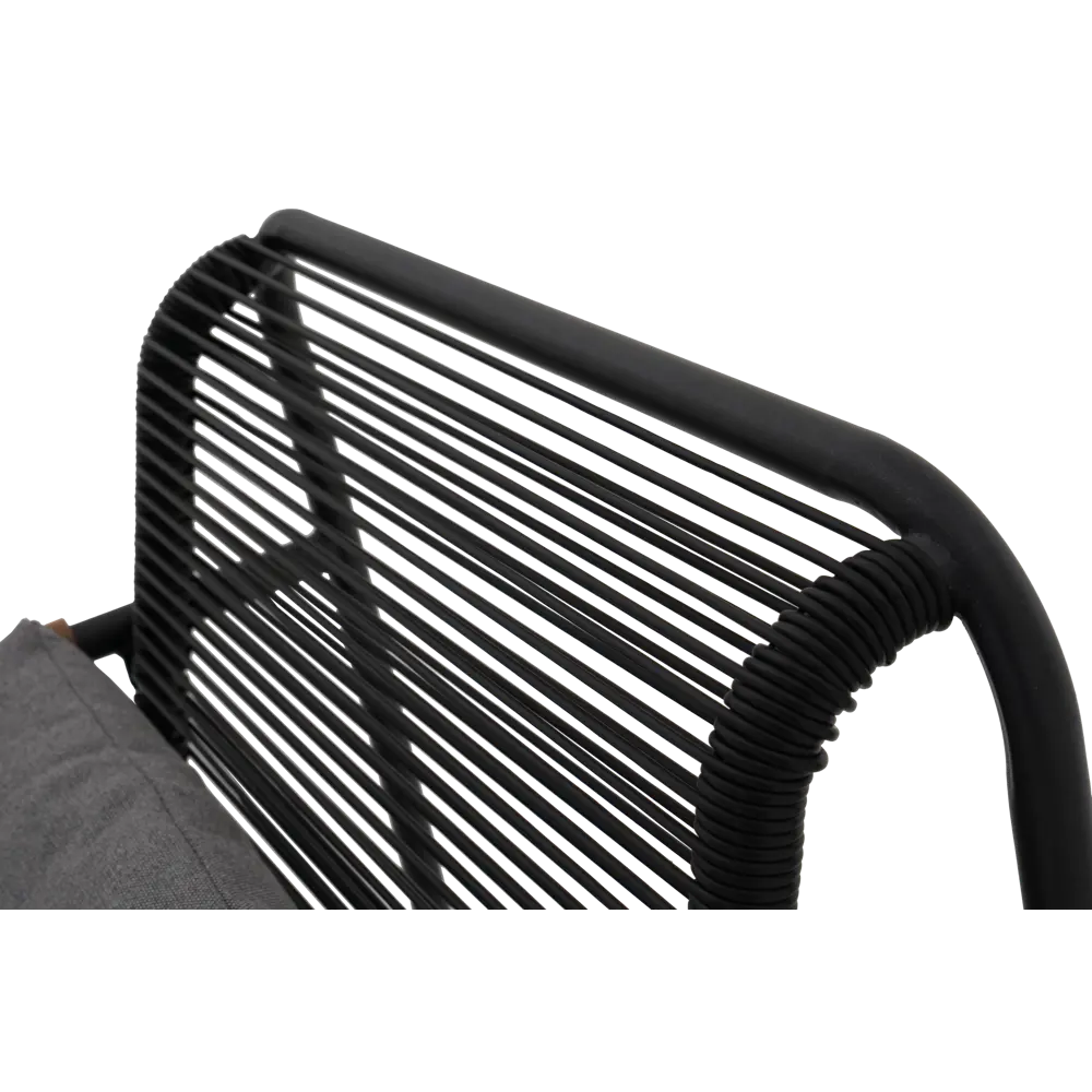 Набор садовой мебели для отдыха с подушками BEGINIA Сталь Стол, диван, кресло 2 шт Серый / серебристый STLM-2027809 - Вид №9