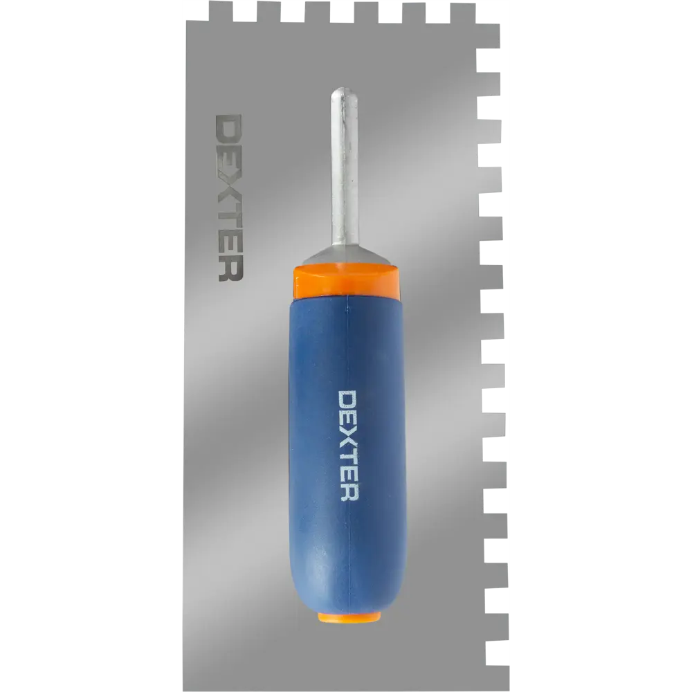 Гладилка зубчатая из нержавеющей стали Dexter LRM1041 128x280 мм, зуб 10x10 мм STLM-2094203