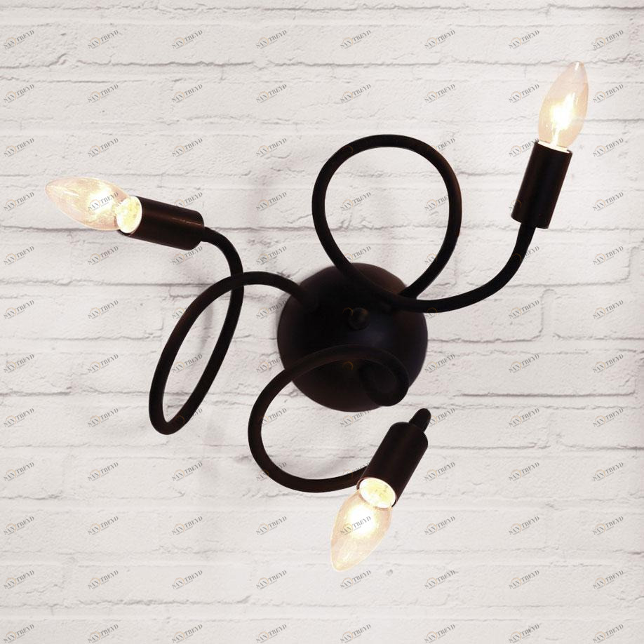 Бра Loft IT Roots Loft1714W-BL LOFT IT СВЕЧА 119022 Черный 