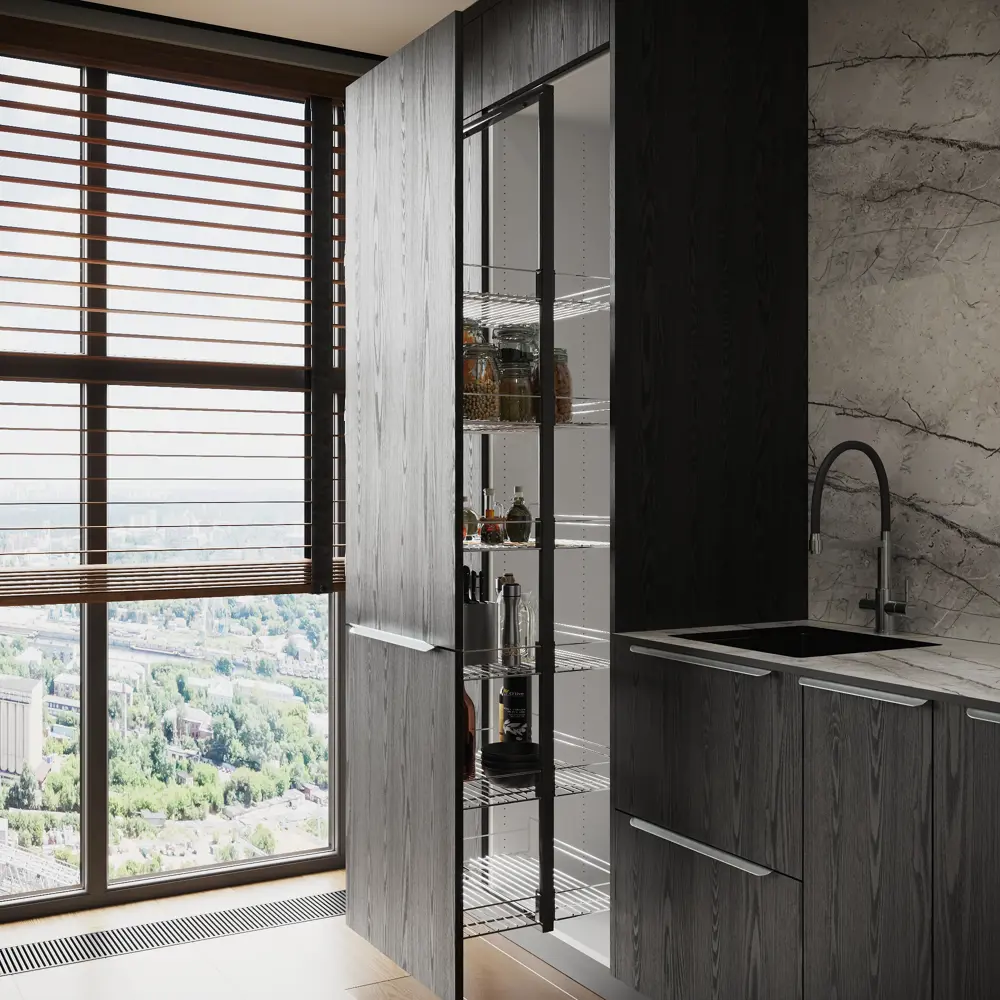 Фальшпанель KONSENSA Канск черная для кухонных шкафов 10×77 см 89423394 STLM-1581991 - Вид №13