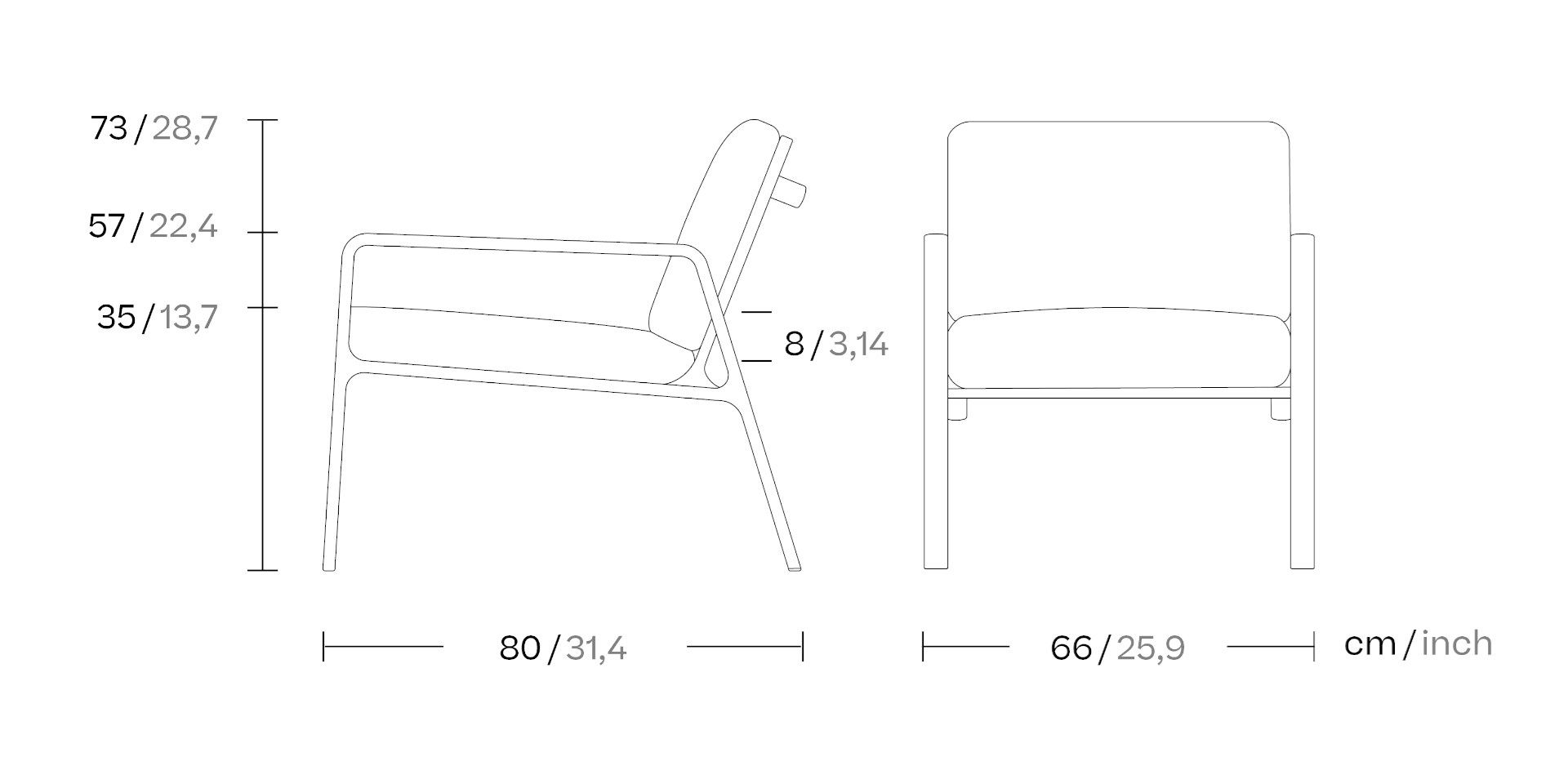 Садовое кресло Kettal Park Life ARCH-00066252 - Вид №6