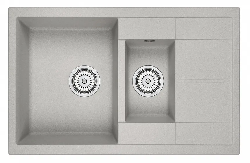 7802, БАЗАЛЬТ, кухонная мойка, кварц GRANULA 7802-ST239 - Вид №1