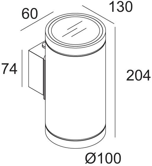 Delta Light Светодиодный настенный светильник для улицы Dox sun-id-1435015 - Вид №1