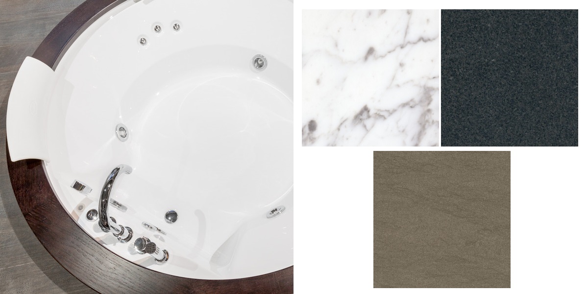 Ванна напольная с гидромассажем "BASE" Nova 9H43-572A Jacuzzi 9H43572A - Вид №1